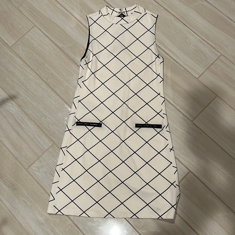 Black and white dress